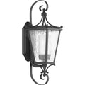 PROGRESS LIGHTING P6626-31CD Textured Black Cadence Collection Black One-Light Small Wall Lantern