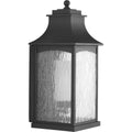 PROGRESS LIGHTING P6636-31MD Textured Black Maison Collection Black One-Light Large Wall Lantern