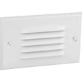 PROGRESS LIGHTING P6827-3030K White LED Step/Wall Light Louvered