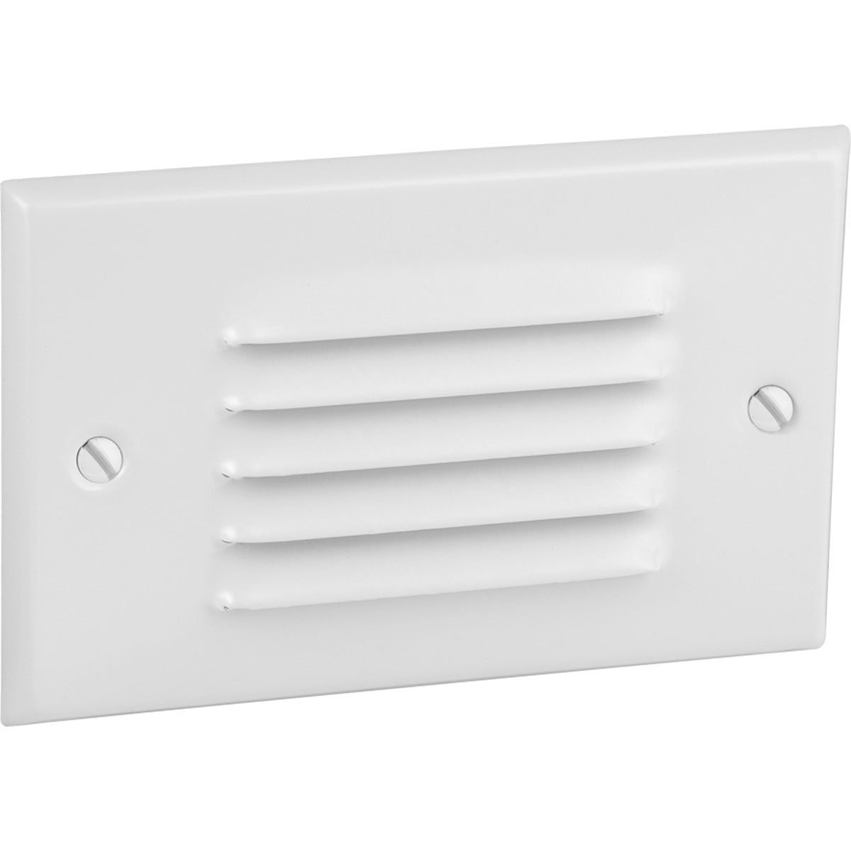 PROGRESS LIGHTING P6827-3030K White LED Step/Wall Light Louvered