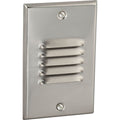 PROGRESS LIGHTING P6828-0930K Brushed Nickel LED Step/Wall Light Louvered