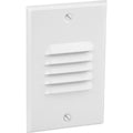 PROGRESS LIGHTING P6828-3030K White LED Step/Wall Light Louvered