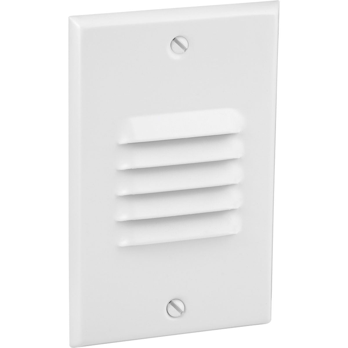 PROGRESS LIGHTING P6828-3030K White LED Step/Wall Light Louvered