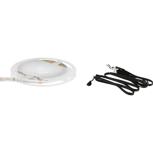 PROGRESS LIGHTING P700009-000-30 Unfinished Hide-a-Lite LED Tape 5' LED Silicone Tape Reel 3000K, field cuttable every 4"