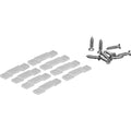 PROGRESS LIGHTING P700018-000 Unfinished Hide-a-Lite LED Tape LED Tape mounting clips/screws for straight run support
