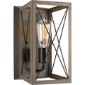 PROGRESS LIGHTING P710012-020 Antique Bronze Briarwood Collection One-Light Wall Sconce