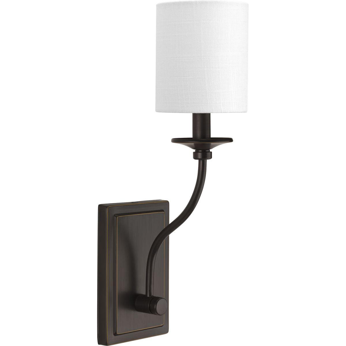 PROGRESS LIGHTING P710018-020 Antique Bronze Bonita Collection Antique Bronze One-Light Wall Sconce