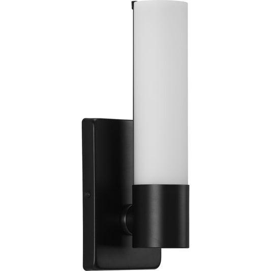 PROGRESS LIGHTING P710047-031-30 Matte Black Blanco LED Collection Black One-Light LED Wall Bracket