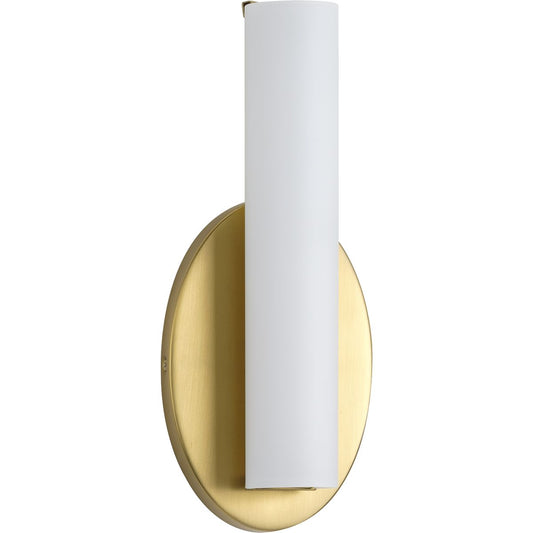 PROGRESS LIGHTING P710050-012-30 Satin Brass Parallel LED Collection Satin Brass 11" LED Wall Bracket