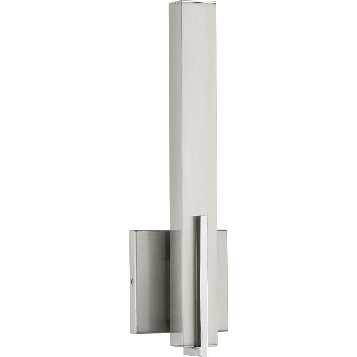 PROGRESS LIGHTING P710051-009-30 Brushed Nickel Planck LED Collection One-Light LED Wall Sconce, Brushed Nickel Finish