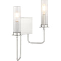 PROGRESS LIGHTING P710056-009 Brushed Nickel Rainey Collection Two-Light Wall Bracket