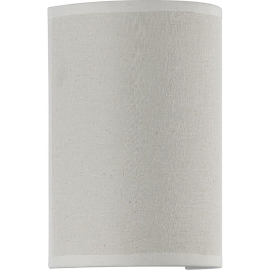 PROGRESS LIGHTING P710071-159-30 Off White Linen Inspire LED Collection LED Wall Sconce