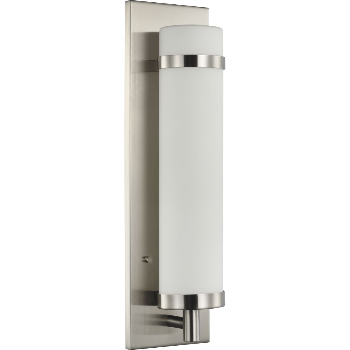 PROGRESS LIGHTING P710088-009 Brushed Nickel Hartwick Collection Brushed Nickel One-Light Wall Sconce