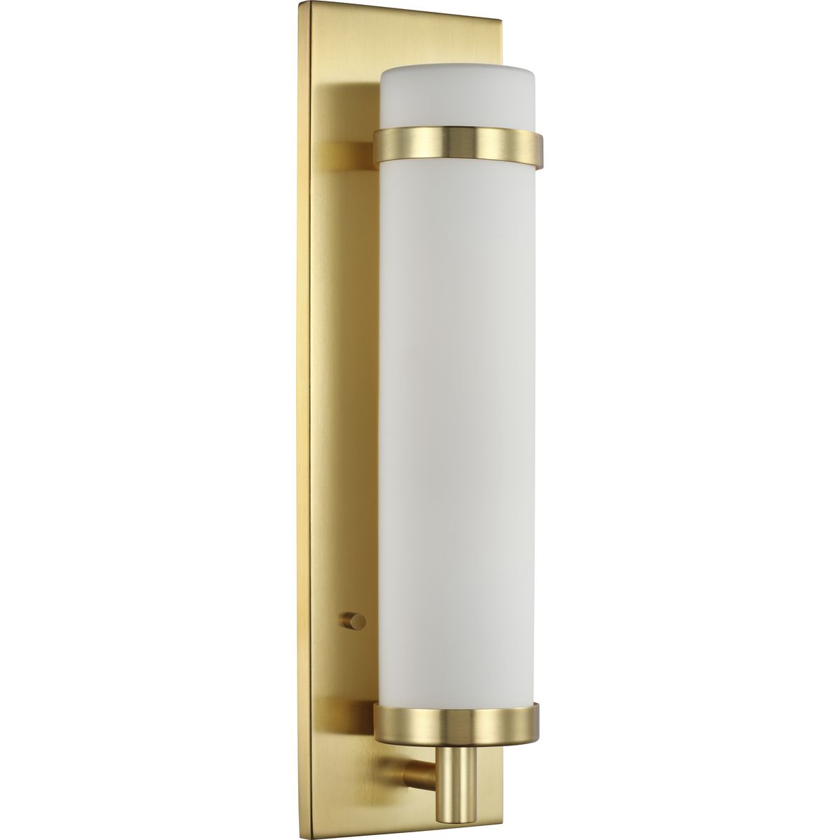 PROGRESS LIGHTING P710088-012 Satin Brass Hartwick Collection Satin Brass One-Light Wall Sconce