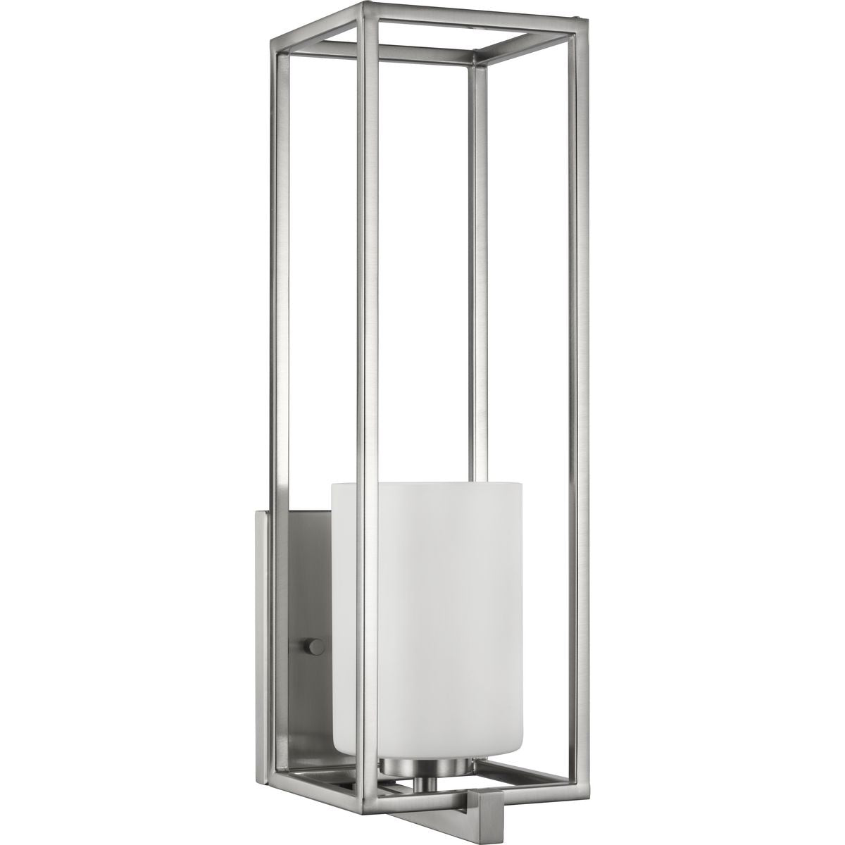 PROGRESS LIGHTING P710089-009 Brushed Nickel Chadwick Collection One-Light Brushed Nickel Wall Bracket