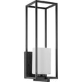 PROGRESS LIGHTING P710089-031 Matte Black Chadwick Collection One-Light Black Wall Bracket