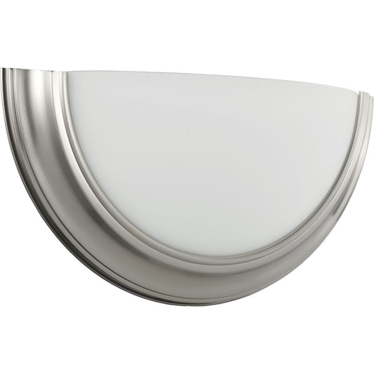 PROGRESS LIGHTING P710090-009-30 Brushed Nickel Eclipse LED Collection Brushed Nickel One-Light LED Wall Sconce