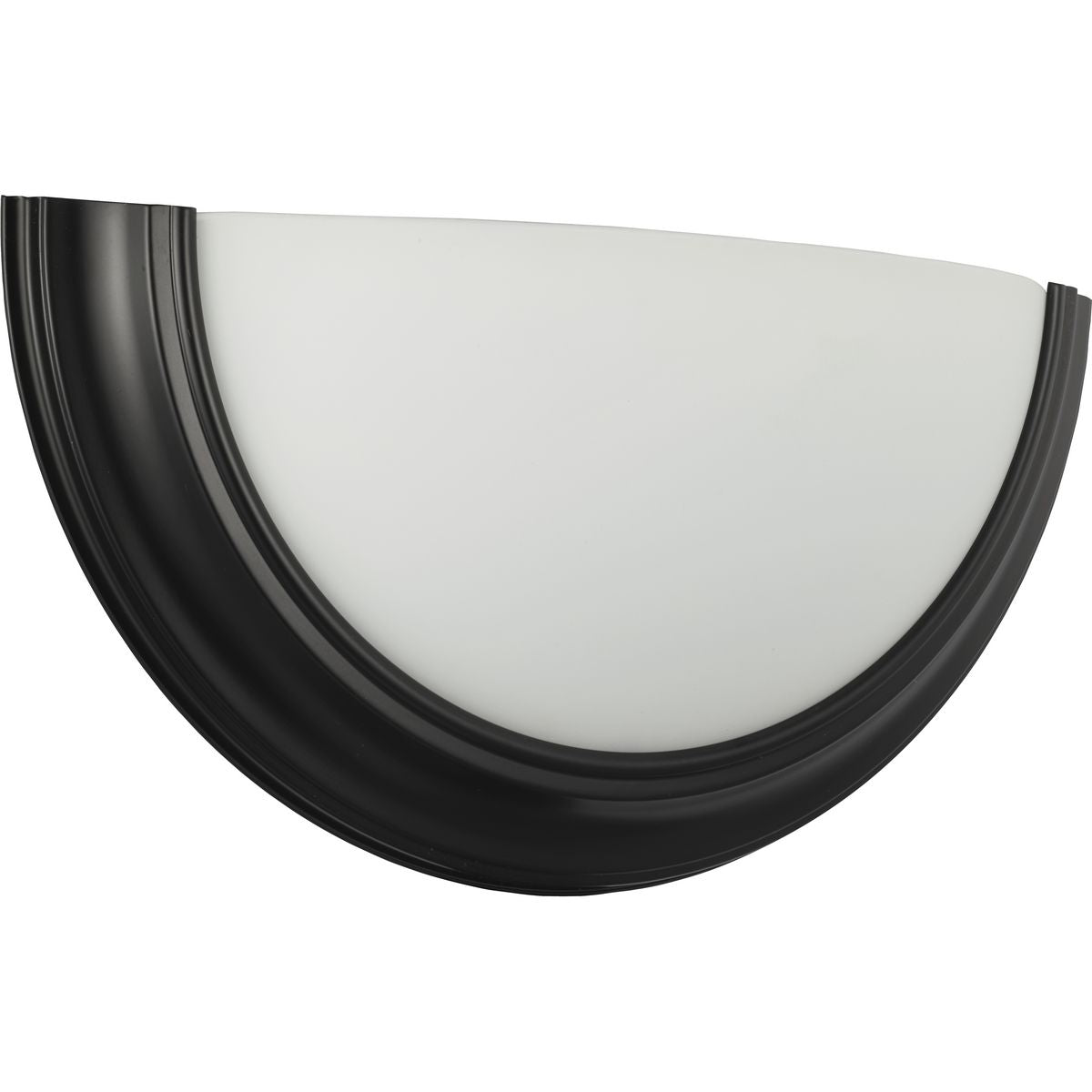PROGRESS LIGHTING P710090-031-30 Matte Black Eclipse LED Collection Black One-Light LED Wall Sconce