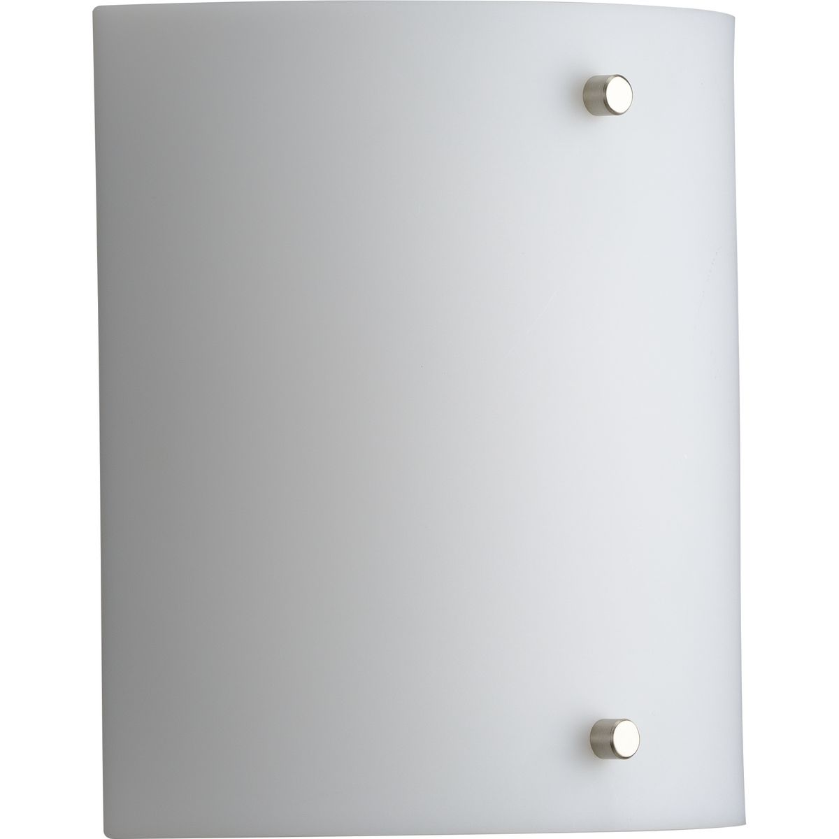 PROGRESS LIGHTING P710102-060-30 White Curve LED One-Light White Opal Acrylic Modern Style Wall Sconce Light
