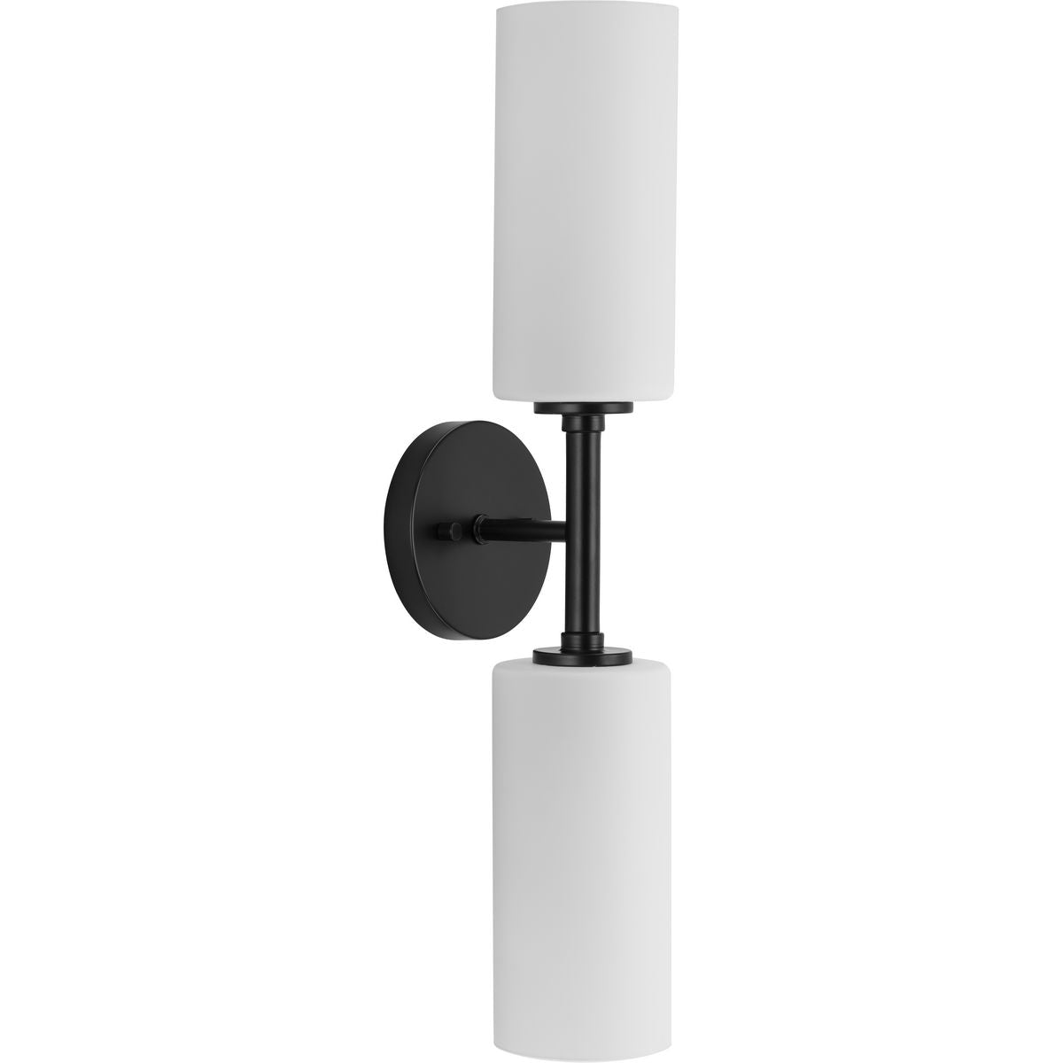 PROGRESS LIGHTING P710116-31M Matte Black Cofield Collection Two-Light Matte Black Transitional Wall Bracket