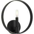 PROGRESS LIGHTING P710117-31M Matte Black Breckenridge Collection One-Light Matte Black Rustic Farmhouse Wall Bracket