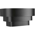 PROGRESS LIGHTING P7103-31 Matte Black Louvered Wall Sconce