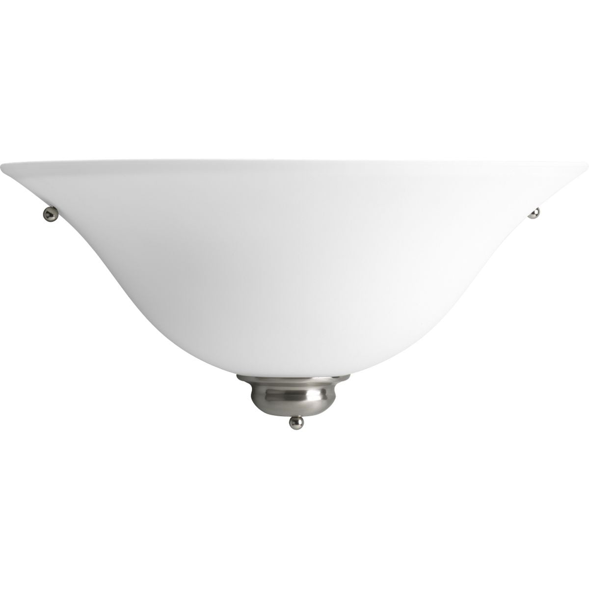 PROGRESS LIGHTING P7153-09W Brushed Nickel One-Light Incandescent Wall Sconce