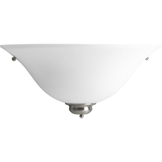 PROGRESS LIGHTING P7153-09W Brushed Nickel One-Light Incandescent Wall Sconce