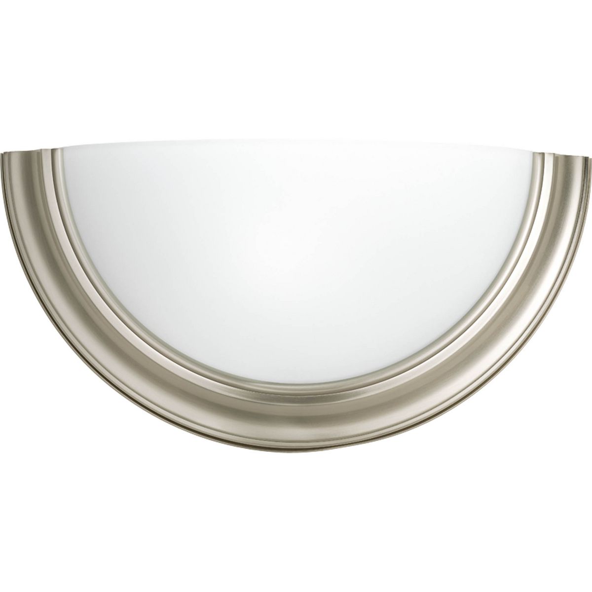 PROGRESS LIGHTING P7170-09 Brushed Nickel Eclipse Collection One-Light Wall Sconce