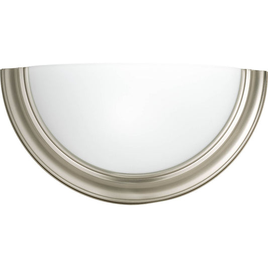 PROGRESS LIGHTING P7170-09 Brushed Nickel Eclipse Collection One-Light Wall Sconce