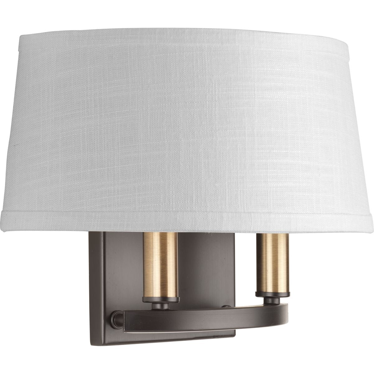 PROGRESS LIGHTING P7172-20 Antique Bronze Cherish Collection Two-Light Wall Sconce