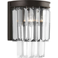 PROGRESS LIGHTING P7198-20 Antique Bronze Glimmer Collection Two-Light Wall Sconce