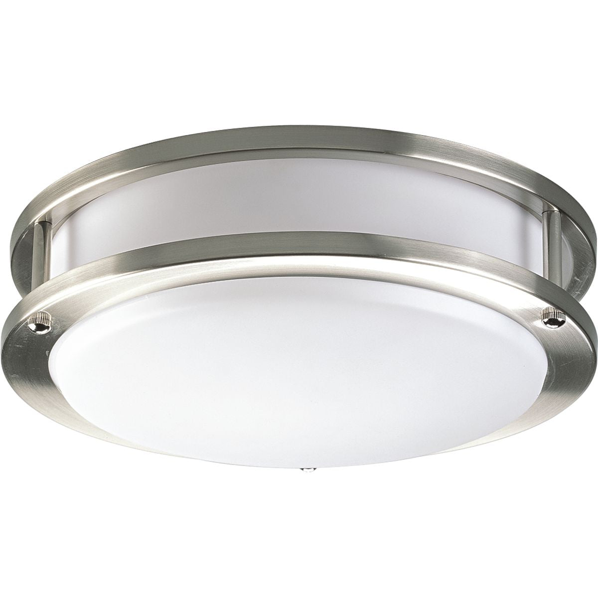 PROGRESS LIGHTING P7249-0930K9 Brushed Nickel One-Light 10-3/8" LED Flush Mount
