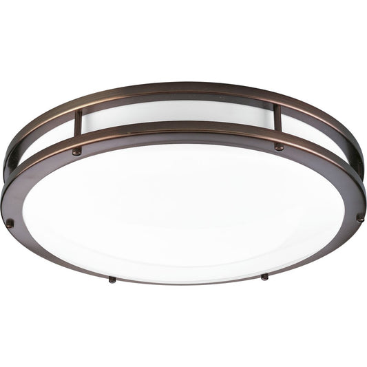 PROGRESS LIGHTING P7250-17430K9 Urban Bronze One-Light 17-3/4" LED Flush Mount