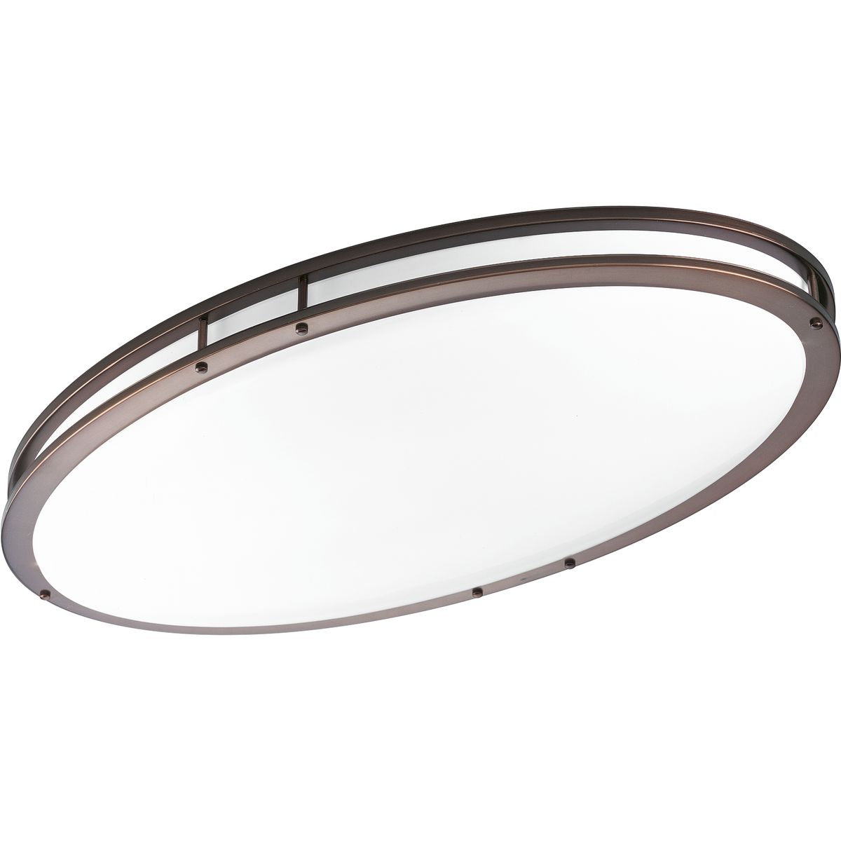 PROGRESS LIGHTING P7251-17430K9 Urban Bronze One-Light 18" LED Oval Flush Mount