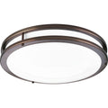PROGRESS LIGHTING P7253-17430K9 Urban Bronze One-Light 14" LED Flush Mount