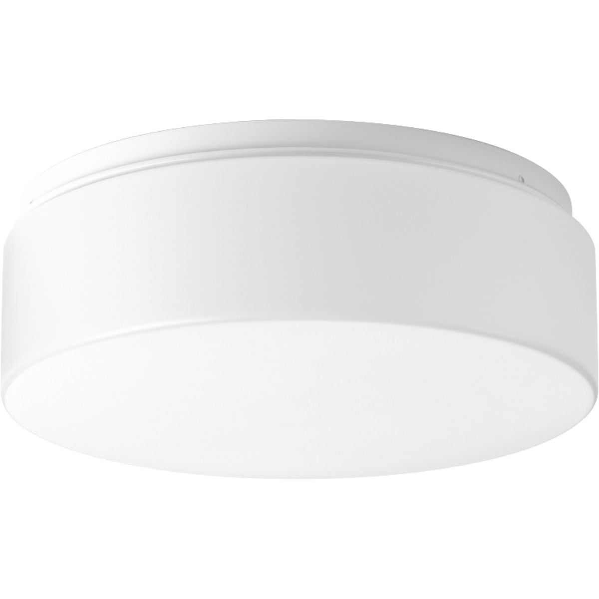 PROGRESS LIGHTING P730005-030-30 White One-Light 11" LED Drum Flush Mount
