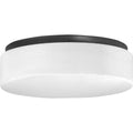 PROGRESS LIGHTING P730005-031-30 Black One-Light 11" LED Drum Flush Mount