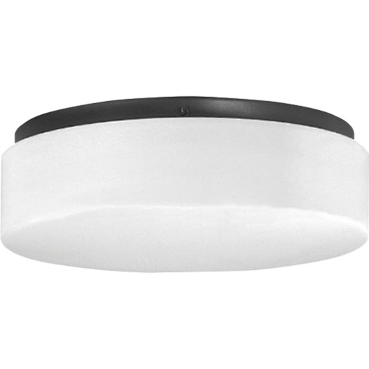 PROGRESS LIGHTING P730005-031-30 Black One-Light 11" LED Drum Flush Mount