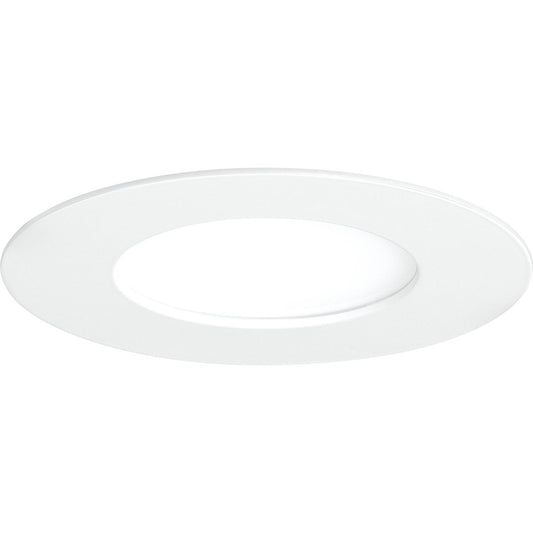 PROGRESS LIGHTING P800004-028-30 White 5" Edgelit LED Indoor-Outdoor Canless Recessed Downlight