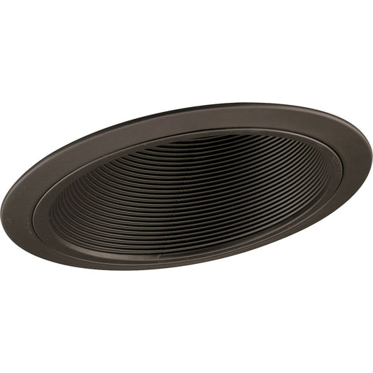 PROGRESS LIGHTING P8004-20 Antique Bronze 6" Sloped Ceiling Baffle Trim for 6" Housing (P645)