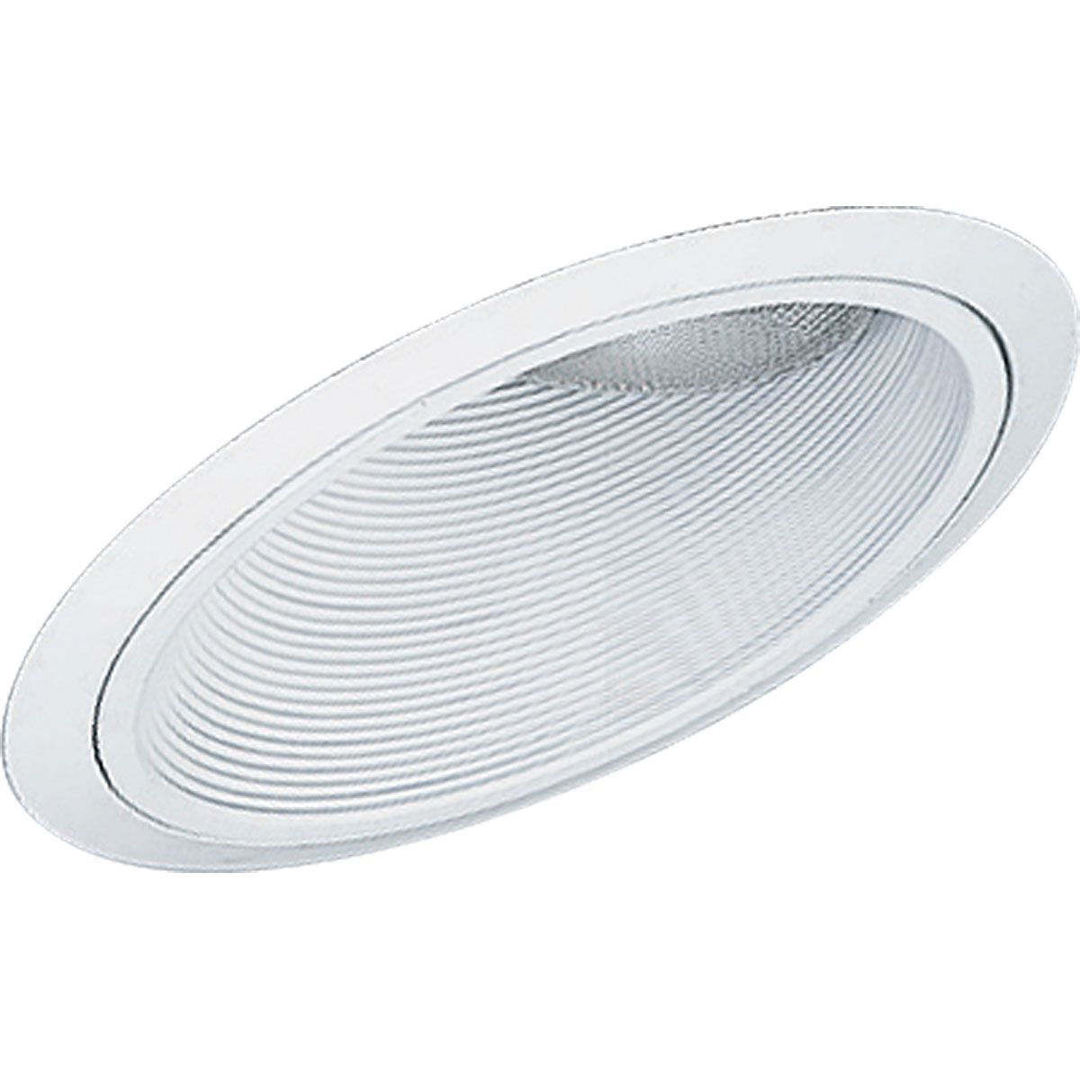 PROGRESS LIGHTING P8004-28 White 6" Sloped Ceiling Baffle Trim for 6" Housing (P645)