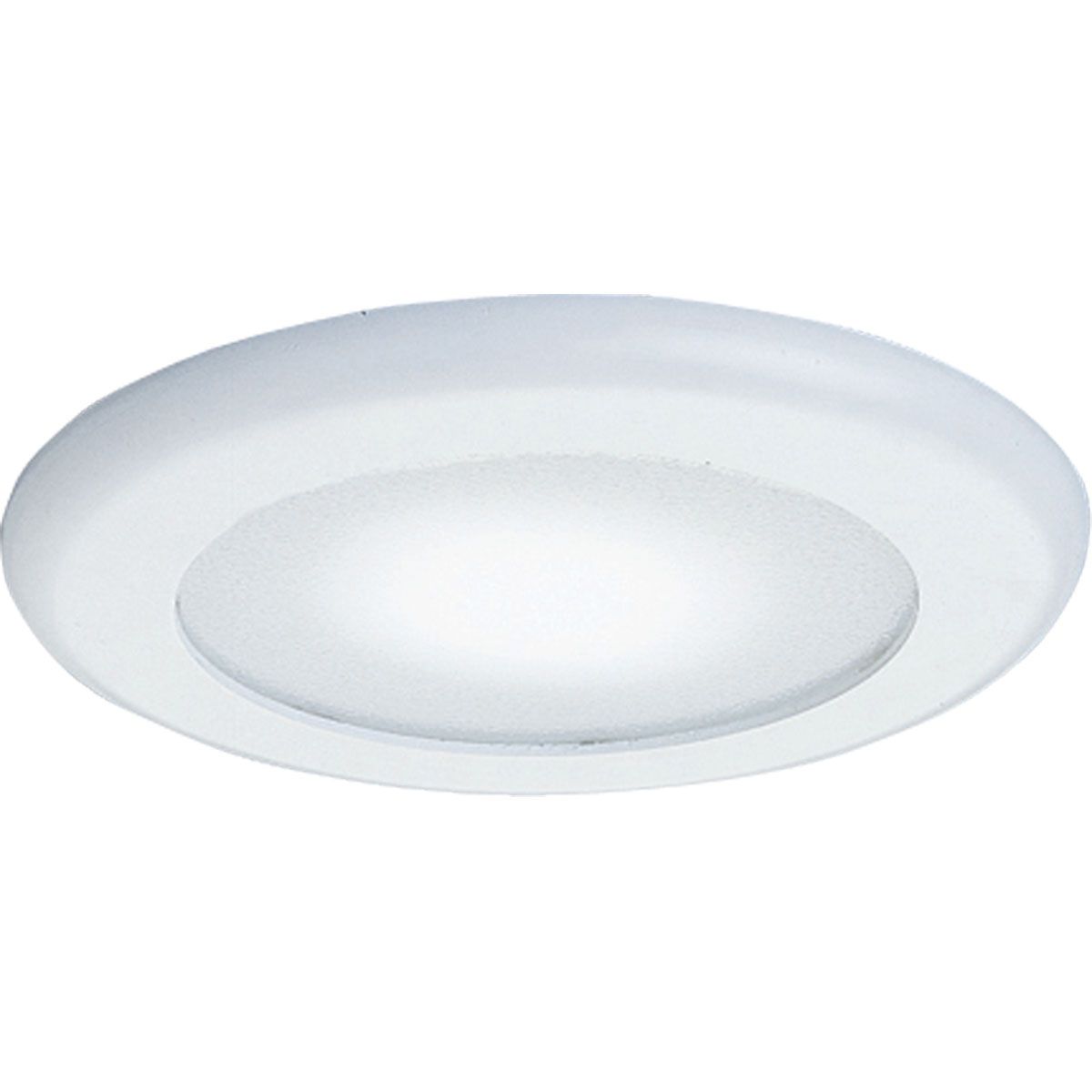 PROGRESS LIGHTING P8008-60 White 6" Albalite Non-Metallic Flange Trim for 6" Housing (P87/P187/P83/P88)