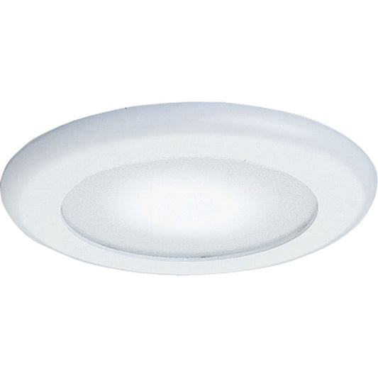PROGRESS LIGHTING P8008-60 White 6" Albalite Non-Metallic Flange Trim for 6" Housing (P87/P187/P83/P88)