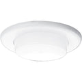 PROGRESS LIGHTING P8009-60 White 6" Drop Opal Shower Trim for 6" Housing (P87/P187/P83/P88/P821)