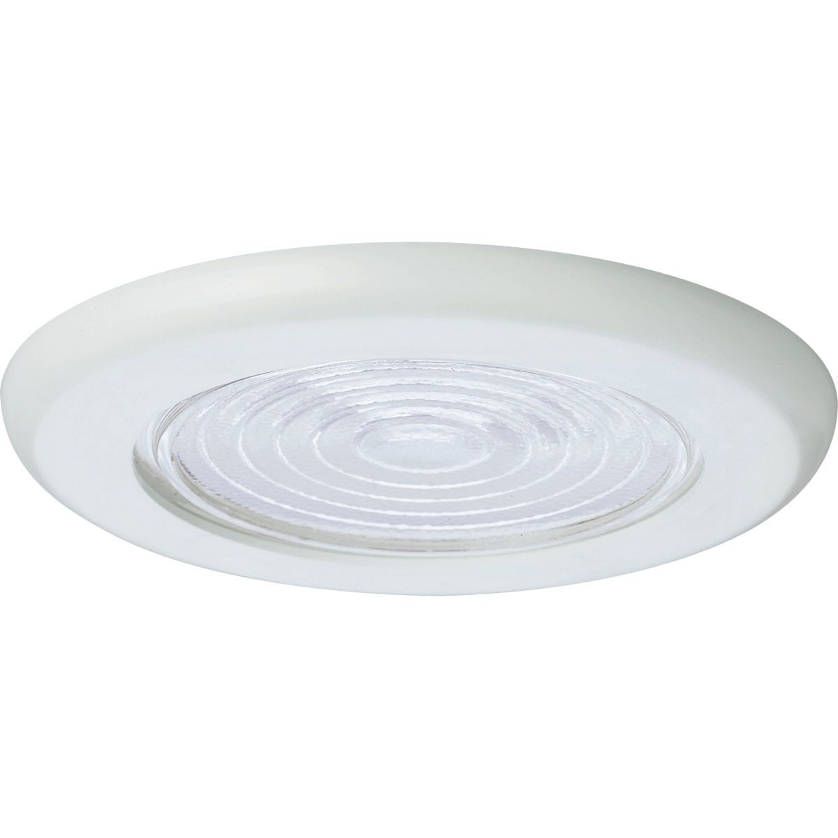 PROGRESS LIGHTING P8011-60 White 6" Fresnel Lens Shower Trim for 6" Recessed (P87/P187/P821)
