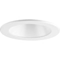PROGRESS LIGHTING P804002-028 Satin White 4" Satin White LED Recessed Open Shower Trim for 4" Housing (P804N series)