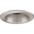 PROGRESS LIGHTING P8044-09 Brushed Nickel 4" Step Baffle Trim for 4" Housing (P830/P831/P832)