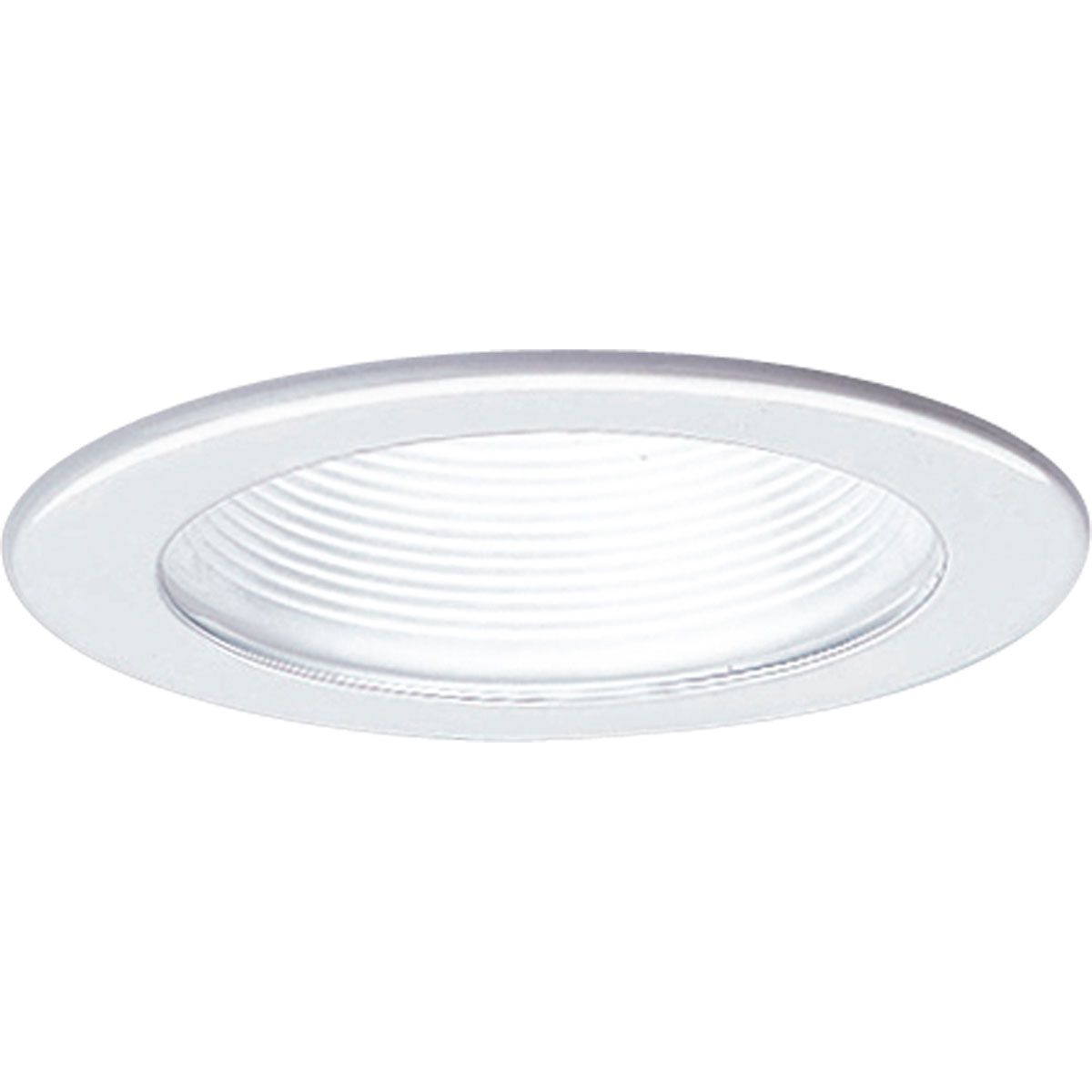 PROGRESS LIGHTING P8044-28 White 4" Step Baffle Trim for 4" Housing (P830/P831/P832)