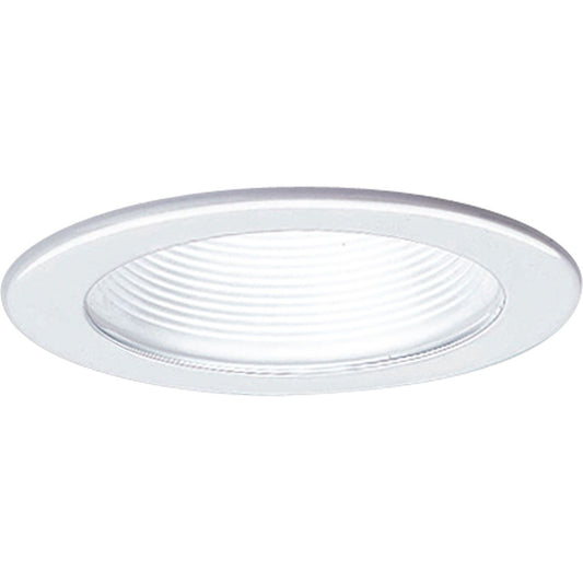 PROGRESS LIGHTING P8044-28 White 4" Step Baffle Trim for 4" Housing (P830/P831/P832)